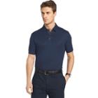 Men's Van Heusen Classic-fit Self-collar Polo, Size: Xxl, Blue Other