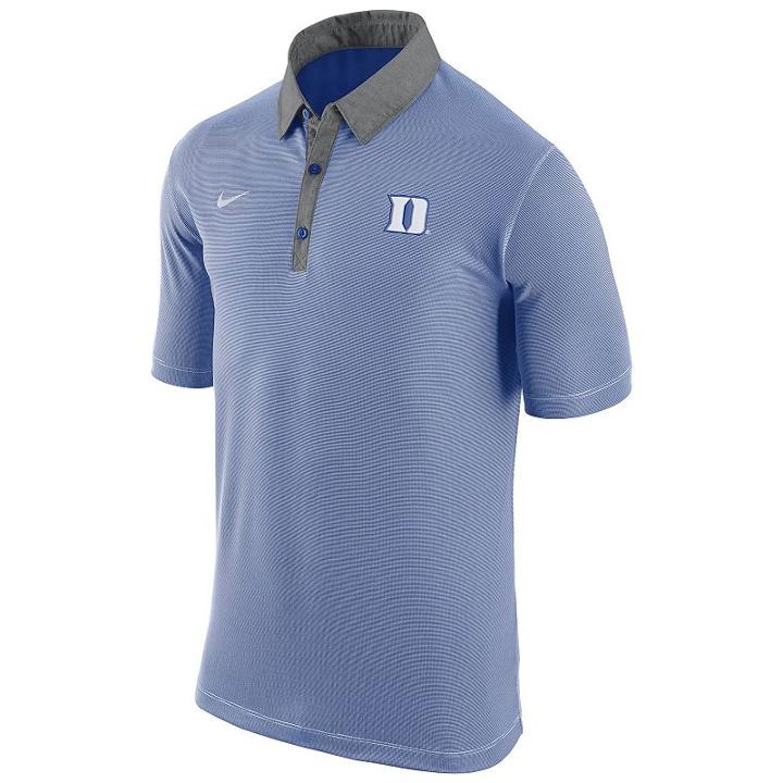 Men's Nike Duke Blue Devils Microstripe Dri-fit Polo, Size: Small, Multicolor