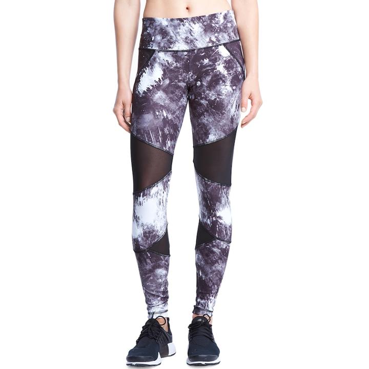 Women's Danskin Storm Print Ankle Leggings, Size: Medium, Oxford