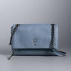 Simply Vera Vera Wang Garrison Double Entry Flap Crossbody Bag, Women's, Blue (navy)