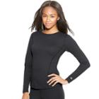 Women's Champion Expedition Crewneck Base Layer Top, Size: Medium, Black