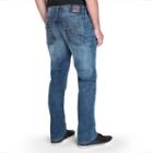 Mens Rock & Republic Stretch Straight-fit Jeans, Men's, Size: 42x30, Med Blue