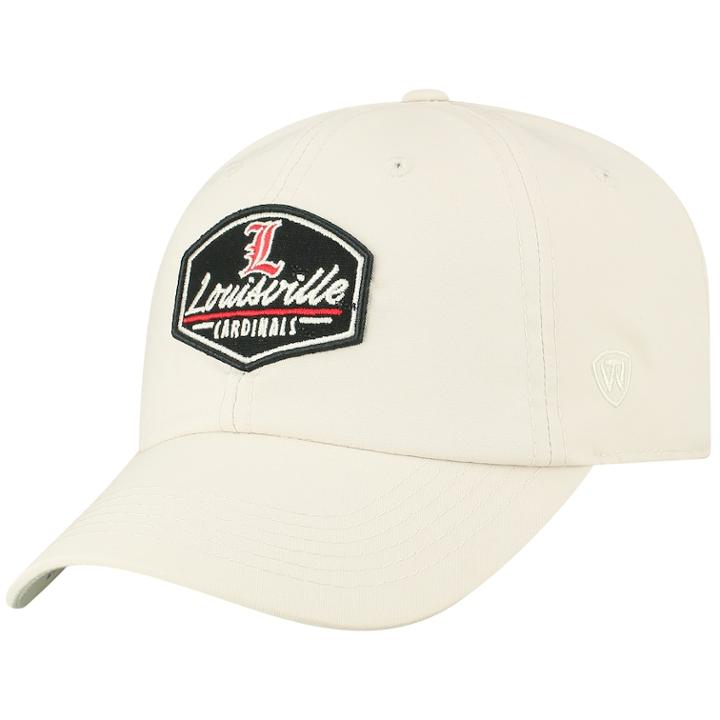 Adult Top Of The World Louisville Cardinals Onward Cap, Men's, Lt Beige