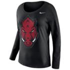 Women's Nike Arkansas Razorbacks Tailgate Long-sleeve Top, Size: Large, Black