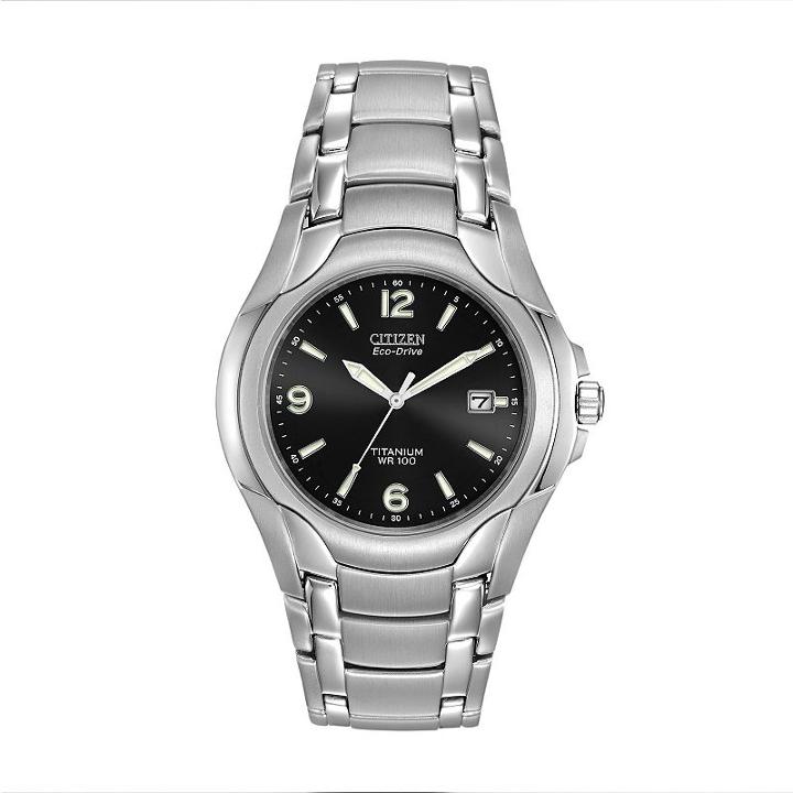 Citizen Eco-drive Men's Titanium Watch - Bm6060-57f, Size: Large, Grey