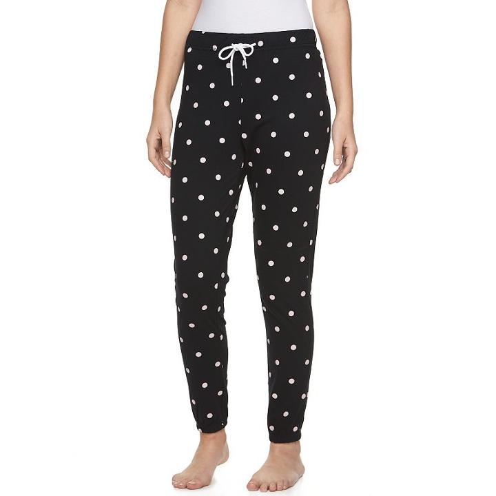 Juniors' So&reg; Knit Jogger Pants, Size: Large, Black