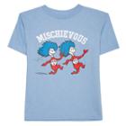 Boys 4-7 Dr. Seuss Mischievous Thing One & Thing Two Graphic Tee, Size: 5/6, Med Blue