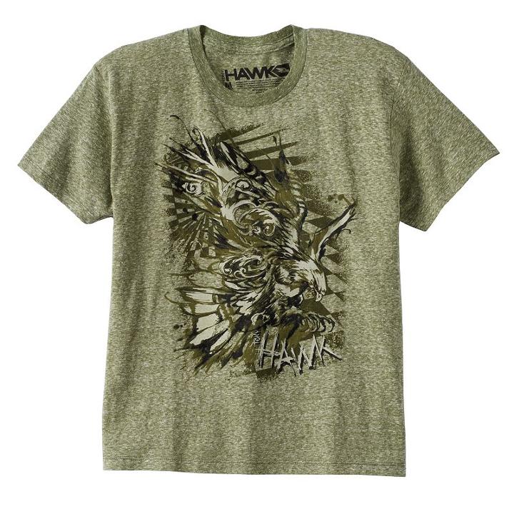 Boys 8-20 Tony Hawk Landing Hawk Tee, Boy's, Size: Small, Green Oth