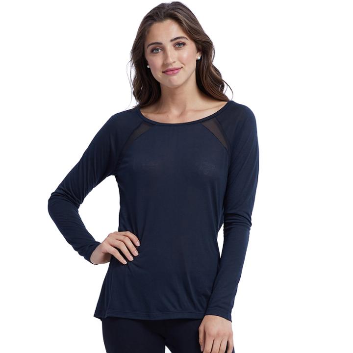 Women's Balance Collection Tinley Open Back Tee, Size: Small, Oxford