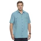 Big & Tall Croft & Barrow&reg; Classic-fit Quick-dry Outdoor Button-down Shirt, Men's, Size: 2xb, Blue (navy)