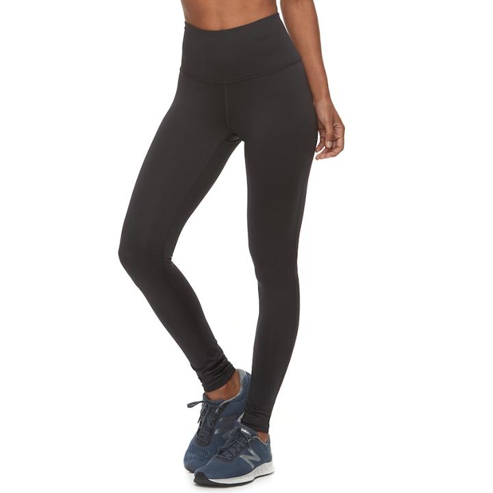 Women's Tek Gear&reg; Performance High-waisted Leggings, Size: Xxl, Black
