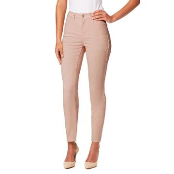 Women's Miracle Jean Faith Slimming Stretch Ankle Jeans, Size: 6, Lt Brown