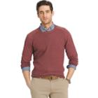 Men's Izod Classic-fit 12gg Waffle-weave Wool-blend Crewneck Sweater, Size: Small, Red Other