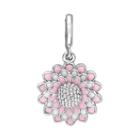 Laura Ashley Botanical Collection Sterling Silver Flower Charm, Women's, Grey