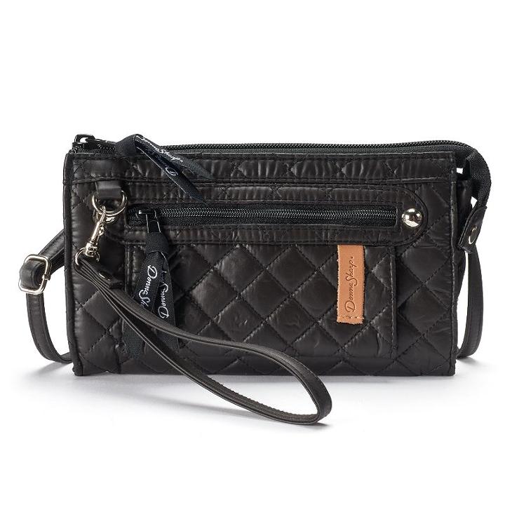 Donna Sharp Deidre Quilted Convertible Wallet, Women's, White