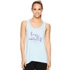Women's Gaiam Harmony Graphic-print Yoga Tank, Size: Large, Dark Blue