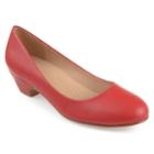 Journee Collection Saar Women's High Heels, Size: Medium (6.5), Red
