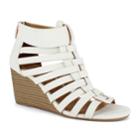 Dolce By Mojo Moxy Avery Women's Wedge Sandals, Size: Medium (6.5), White