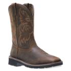Wolverine Rancher Wellington Men's Steel-toe Work Boots, Size: 10.5 Wide, Dark Brown