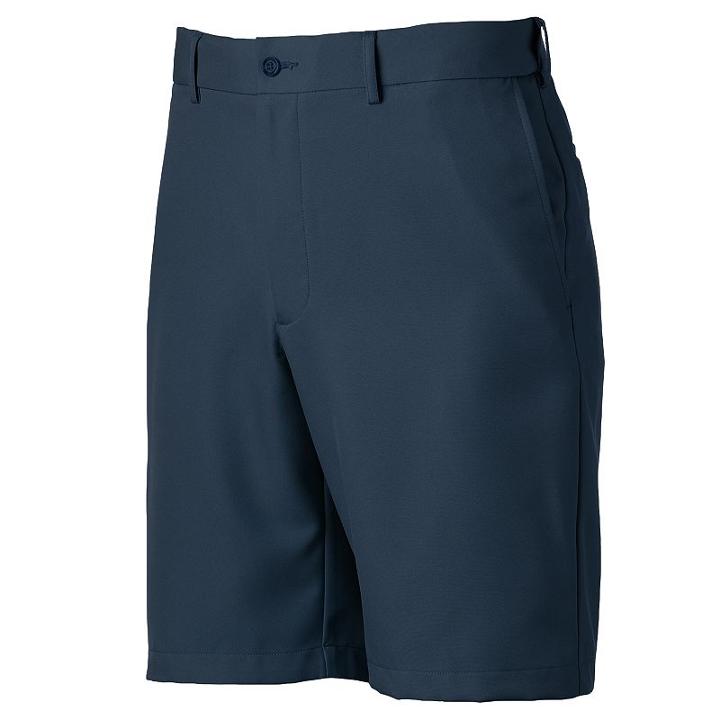 Big & Tall Grand Slam Expandable Waistband Performance Golf Shorts, Men's, Size: 54, Blue (navy)