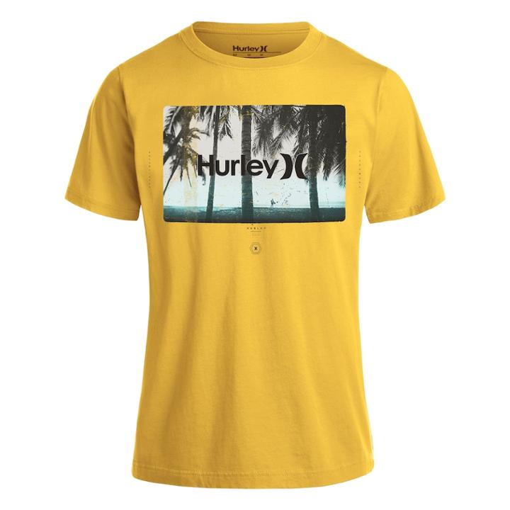 Boys 4-7 Hurley Sunrays Graphic Tee, Size: 6, Brt Orange