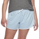 Juniors' Plus Size So&reg; Slubbed Dolphin-hem Shorts, Teens, Size: 2xl, Light Blue