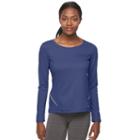 Women's Fila Sport&reg; Breakthrough Workout Tee, Size: Small, Med Blue