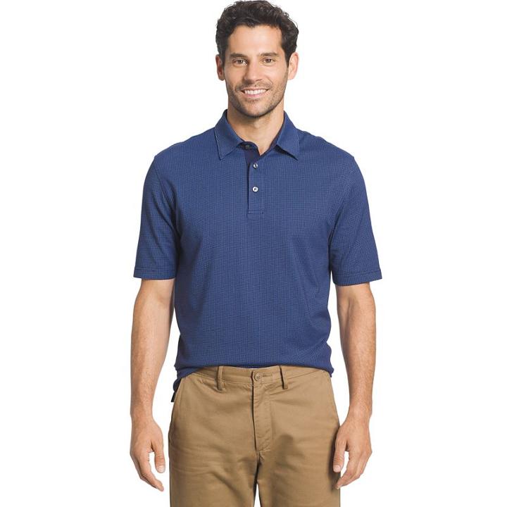 Big & Tall Arrow Solid Polo, Men's, Size: 4xb, Blue (navy)