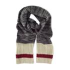 Muk Luks Marled Sock Striped Scarf - Men, Grey
