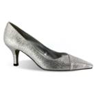 Easy Street Chiffon Women's Dress Heels, Size: Medium (8), Grey