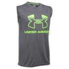Boys 8-20 Under Armour Logo Muscle Tee, Boy's, Size: Medium, Silver