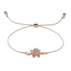 Lc Lauren Conrad Flower Bolo Friendship Bracelet, Women's, Light Pink