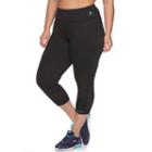 Plus Size Fila Sport&reg; Workout Crop Leggings, Women's, Size: 3xl, Black