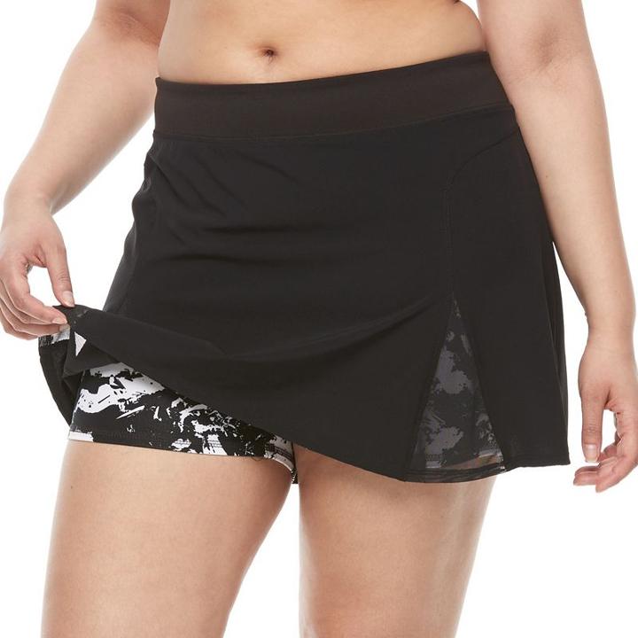 Plus Size Soybu Marina Skort, Women's, Size: 1xl, Black