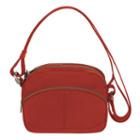 Travelon Signature Rfid-blocking Anti-theft Shoulder Bag, Adult Unisex, Red