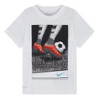 Boys 4-7 Nike Soccer Cleats Tagless Graphic Tee, Size: 7, White