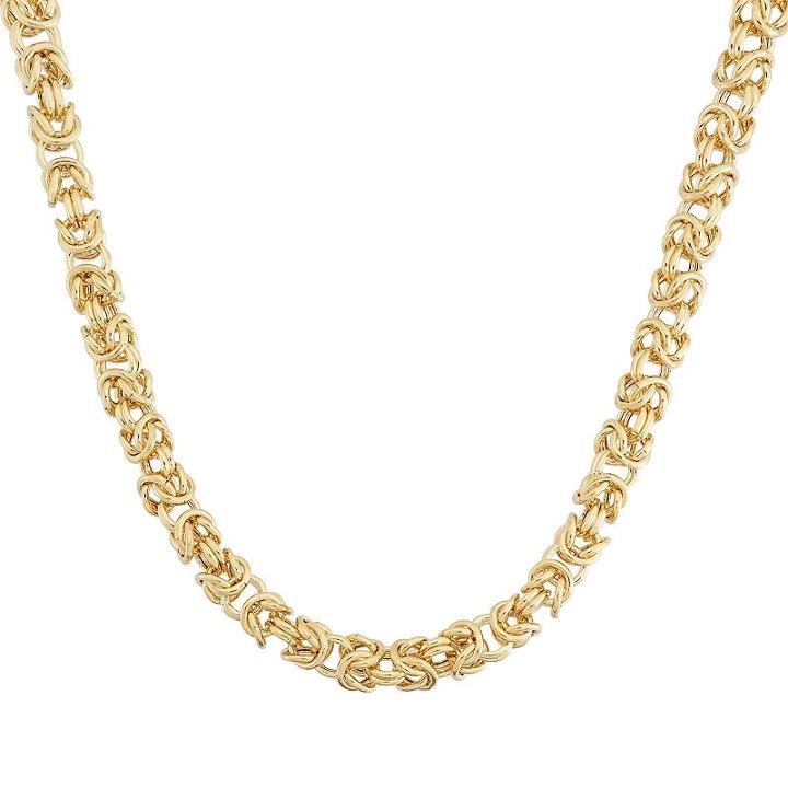 14k Gold Byzantine Chain Necklace, Women's, Size: 16, Yellow