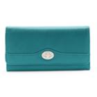 Croft & Barrow&reg; File Master Rfid-blocking Clutch, Women's, Turquoise/blue (turq/aqua)