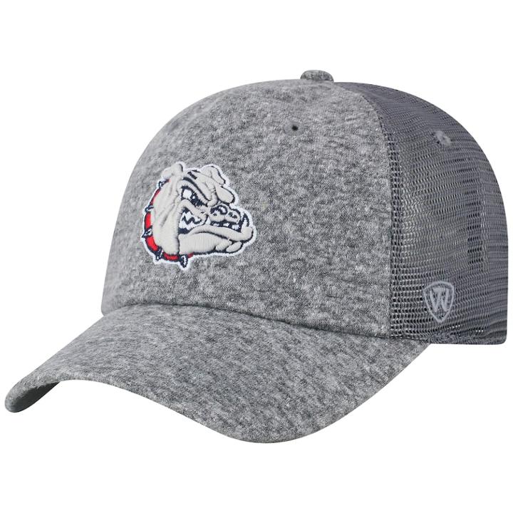 Adult Top Of The World Gonzaga Bulldogs Fragment Adjustable Cap, Men's, Med Grey