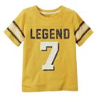 Boys 4-8 Carter's Legend 7 Striped Graphic Tee, Size: 8, Yellow