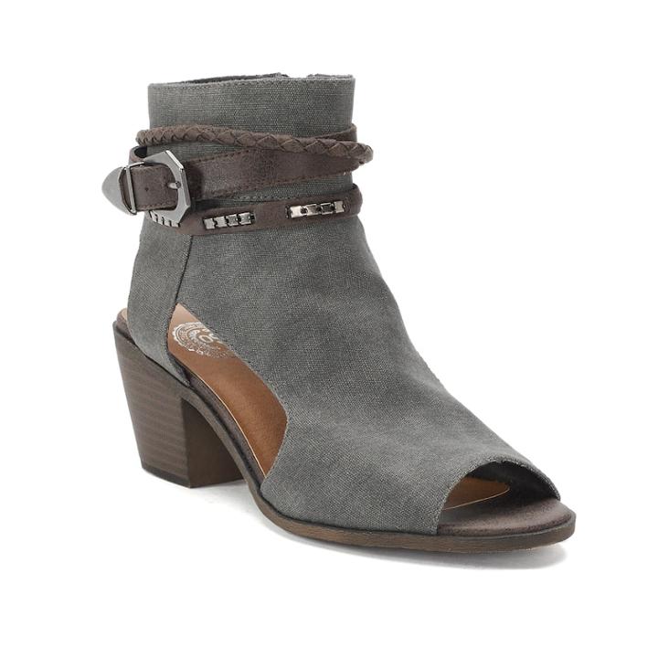 So&reg; Jacktree Women's Ankle Boots, Size: Medium (7.5), Med Grey