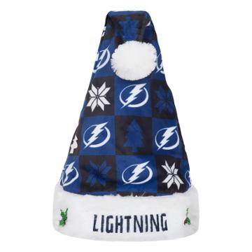 Foco Tampa Bay Lightning Christmas Santa Hat, Multicolor