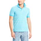 Men's Chaps Coolmax Classic-fit Striped Performance Polo, Size: Xl, Blue