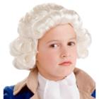 Kids Colonial Child Costume Wig, Boy's, White