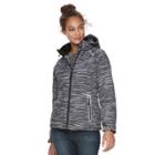 Women's Free Country Hooded Soft Shell Puffer Jacket, Size: Small, Black