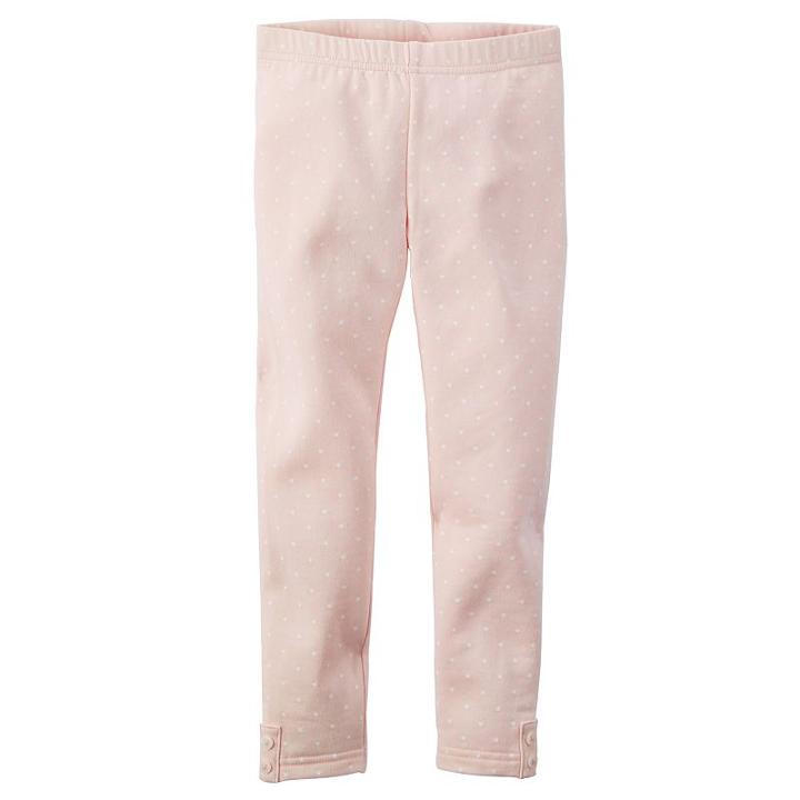 Girls 4-8 Carter's Print Leggings, Girl's, Size: 6x, Pink