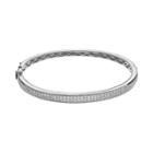 Lab-created White Sapphire Sterling Silver Bangle Bracelet, Women's