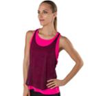 Women's Spalding Double Layer Warrior Mesh Tank, Size: Xl, Red Other