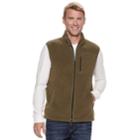 Men's Sonoma Goods For Life&trade; Modern-fit Sherpa Fleece Vest, Size: Xl, Med Brown