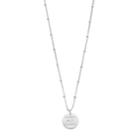 Lc Lauren Conrad Sorry Not Sorry Pendant Necklace, Women's, Silver